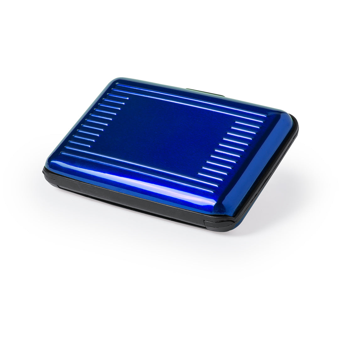 Kaarthouder Rainol blauw onbedrukt