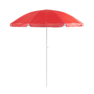 Strandparasol Sandok rood onbedrukt