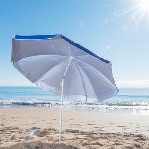 Strandparasol Sandok groen onbedrukt