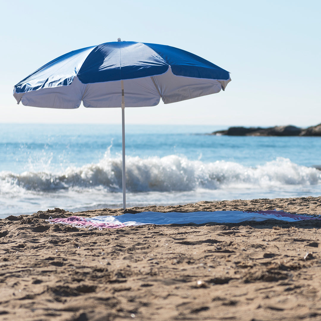 Strandparasol Sandok groen 1 kleur