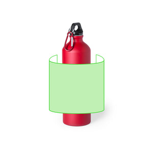 Fles Delby groen Graveren