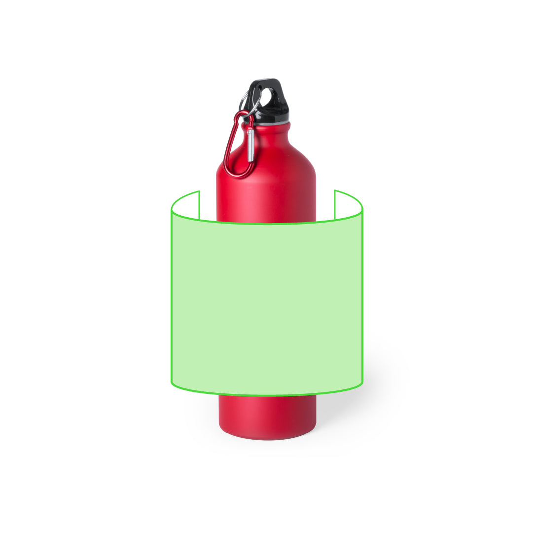 Fles Delby groen Graveren