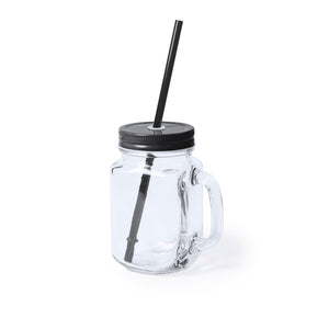 Glazen pot Heisond blauw Graveren