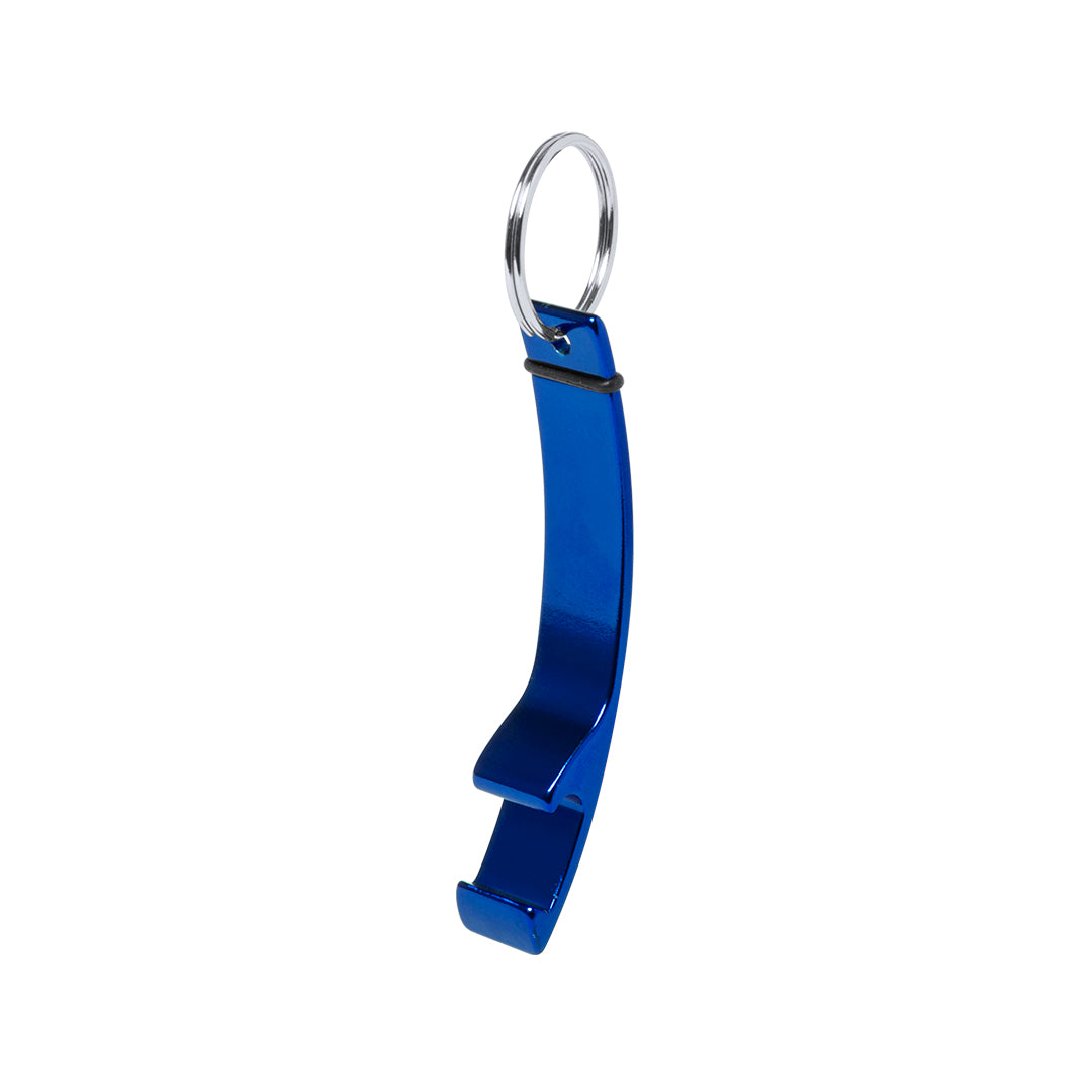 Opener Sleutelring Milter blauw onbedrukt