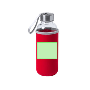 Fles Dokath blauw Graveren