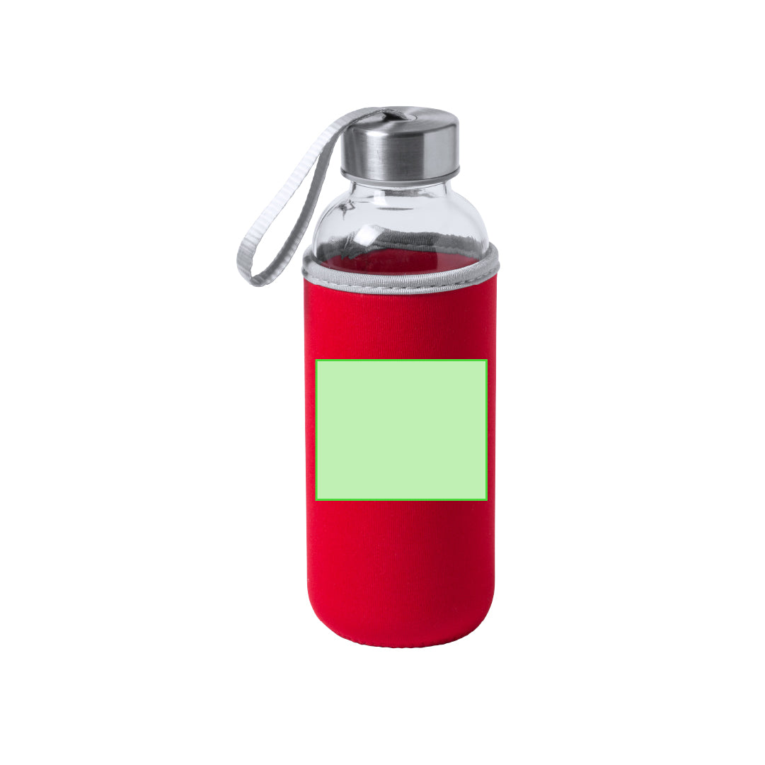 Fles Dokath blauw Graveren