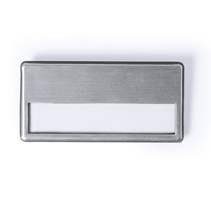 ID-badge Upsin zilver Graveren