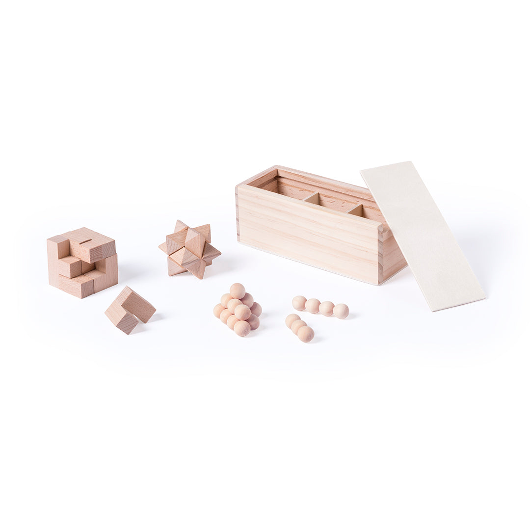 Vaardigheidsspellen Set Genium hout onbedrukt