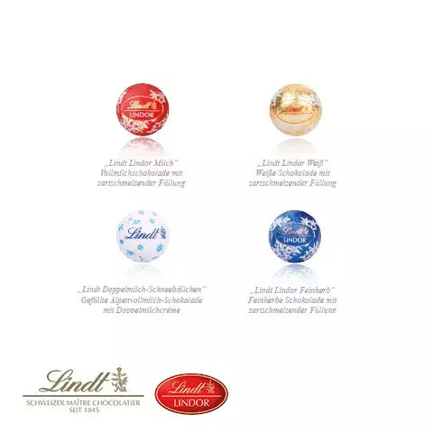 Adventskalender laptop Lindt Minis sample