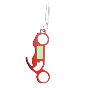 Opener sleutelhanger Blicher rood 1 kleur
