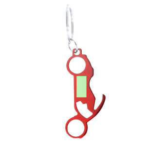 Opener sleutelhanger Blicher zilver Graveren