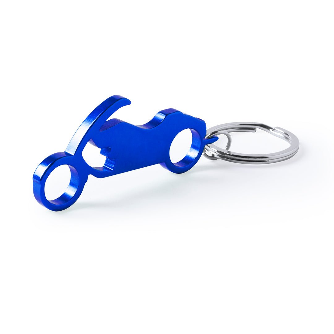 Opener sleutelhanger Blicher zwart Graveren