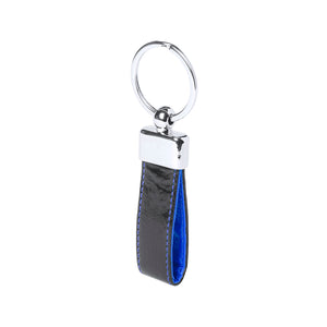 Sleutelhanger Boriem blauw onbedrukt