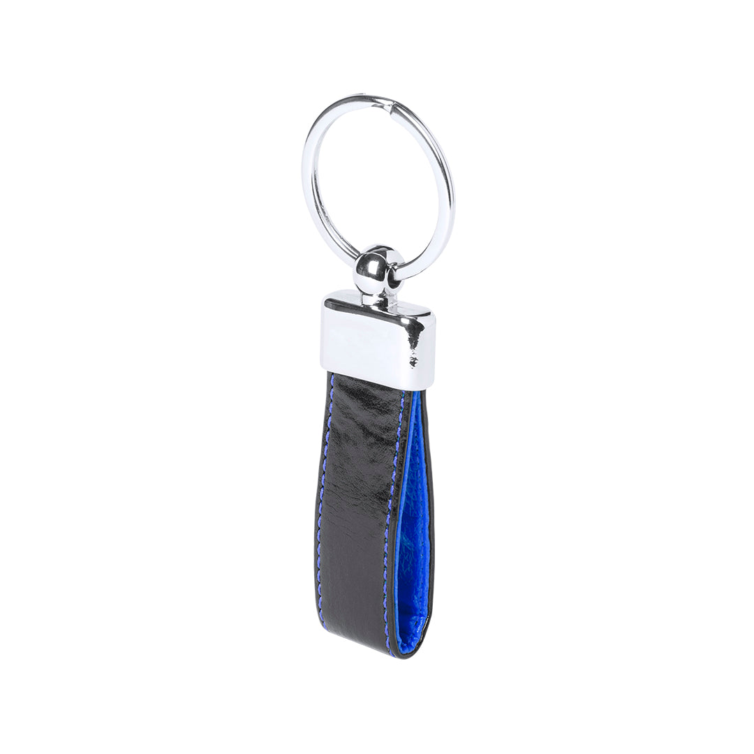 Sleutelhanger Boriem blauw onbedrukt