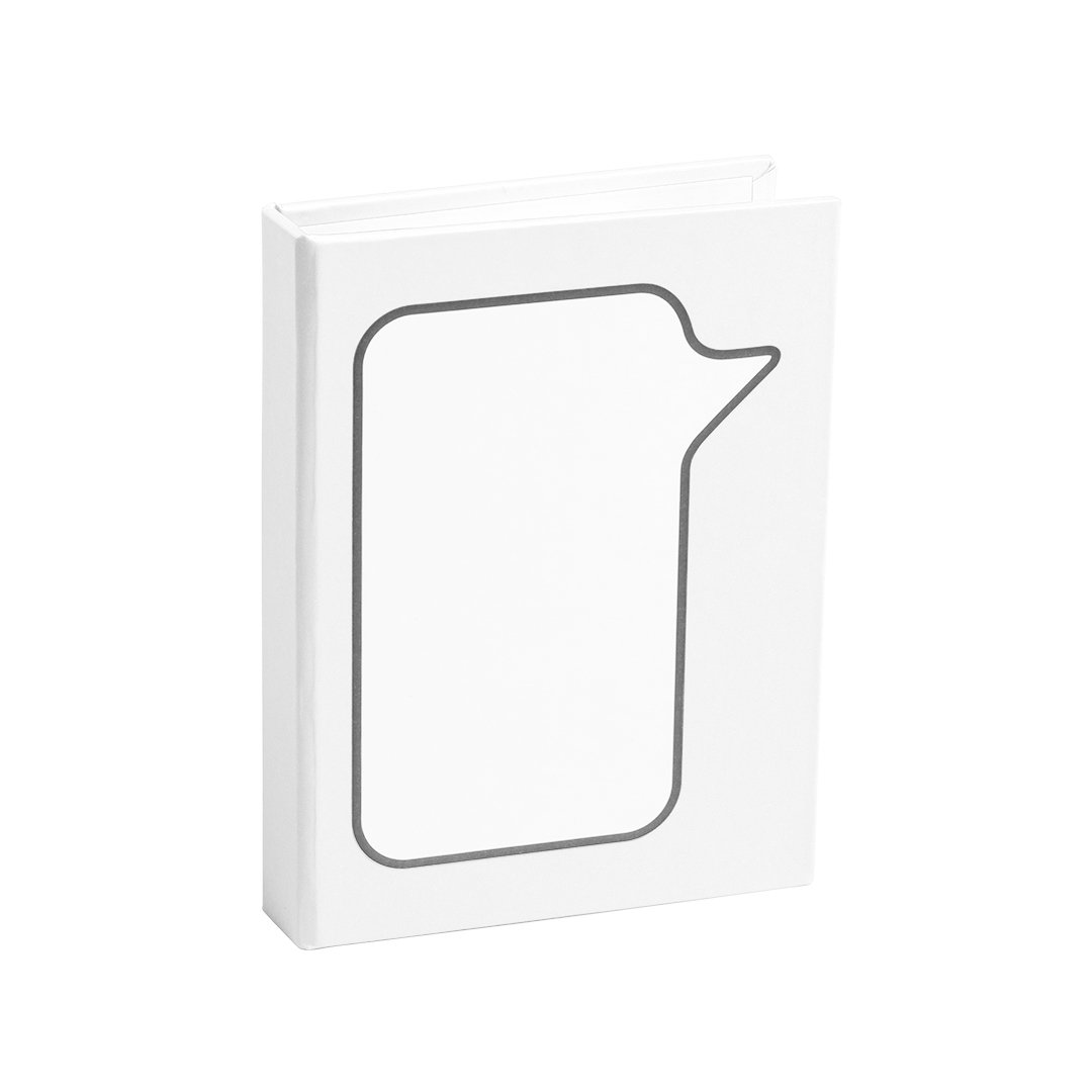 Plaknotitieblok Dosan wit 1 kleur
