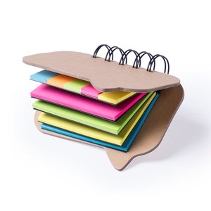 Plaknotitieblok Lazza beige 2 kleuren