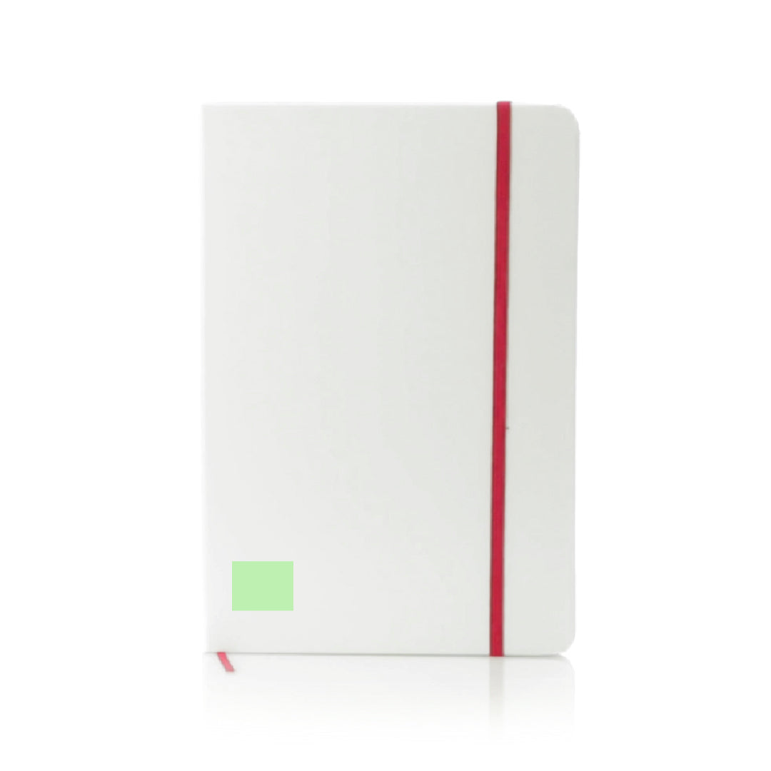 Kaffol-notitieblok rood 2 kleuren