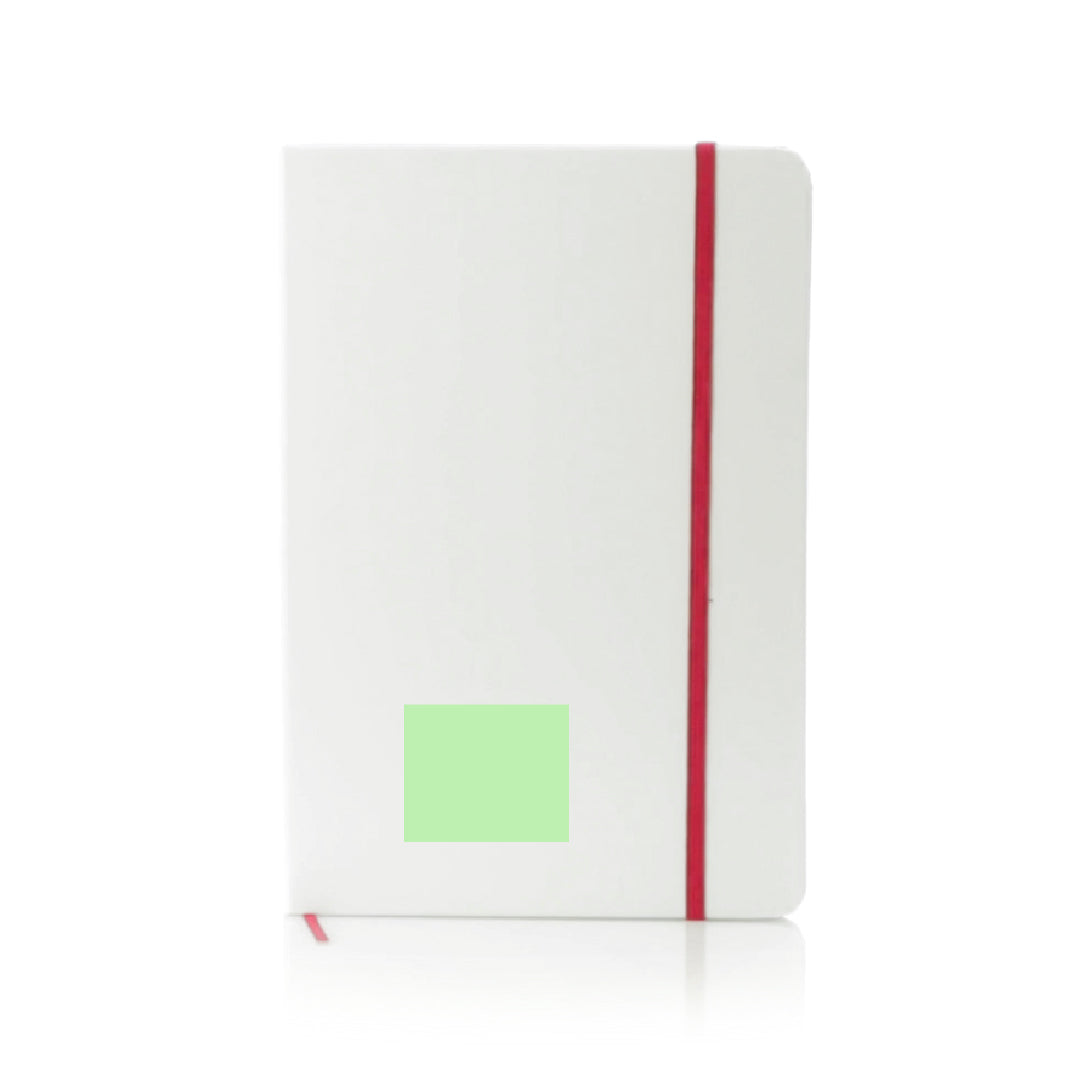 Kaffol-notitieblok rood 1 kleur