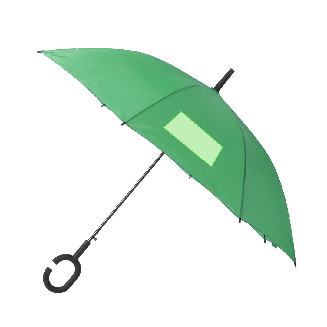 Paraplu Halrum groen onbedrukt
