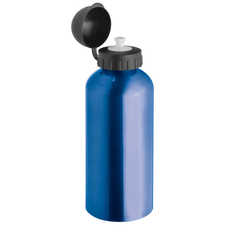 Aluminium bidon Charlotte blauw onbedrukt 615