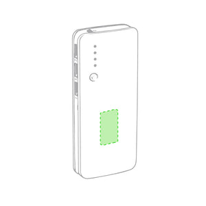 Powerbank Kaprin rood 2 kleuren