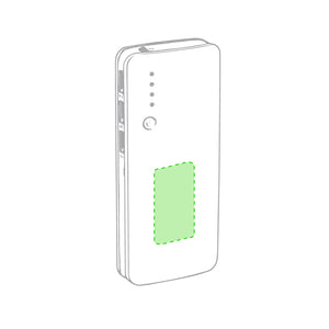 Powerbank Kaprin rood 1 kleur