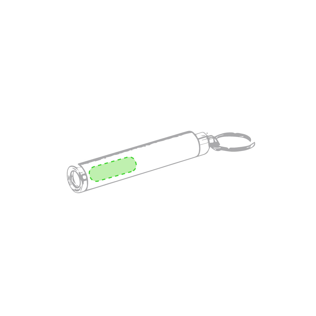 Zaklamp Bimox zilver onbedrukt