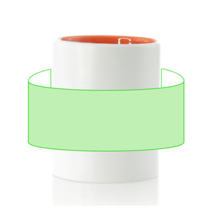 Mug Kulmer oranje onbedrukt