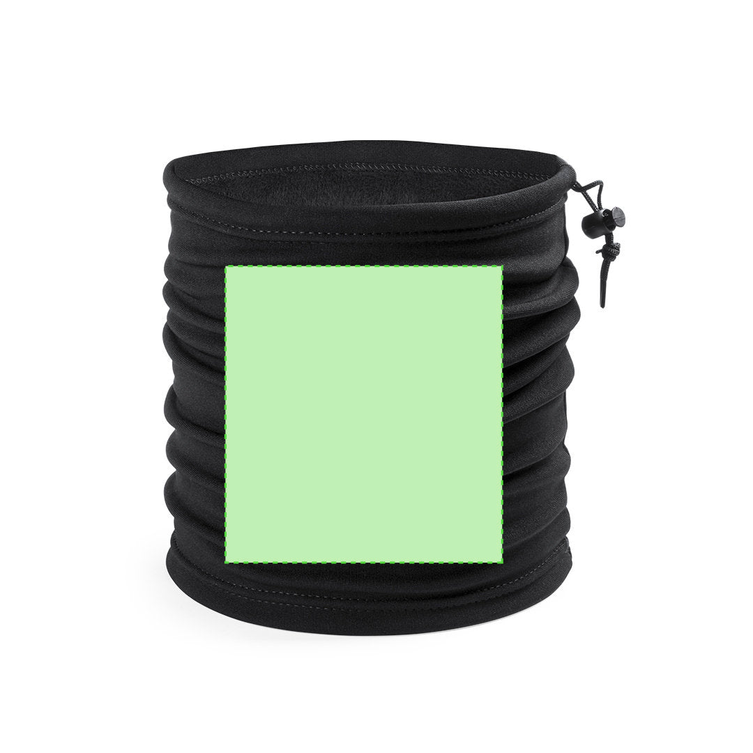 Sjaal en muts Ponkar groen 1 kleur