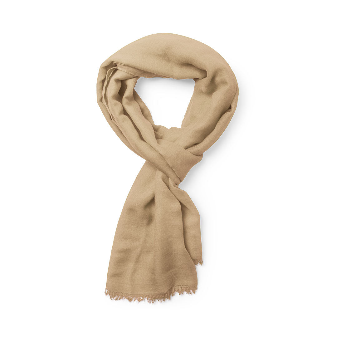 Sjaal Ribban beige onbedrukt