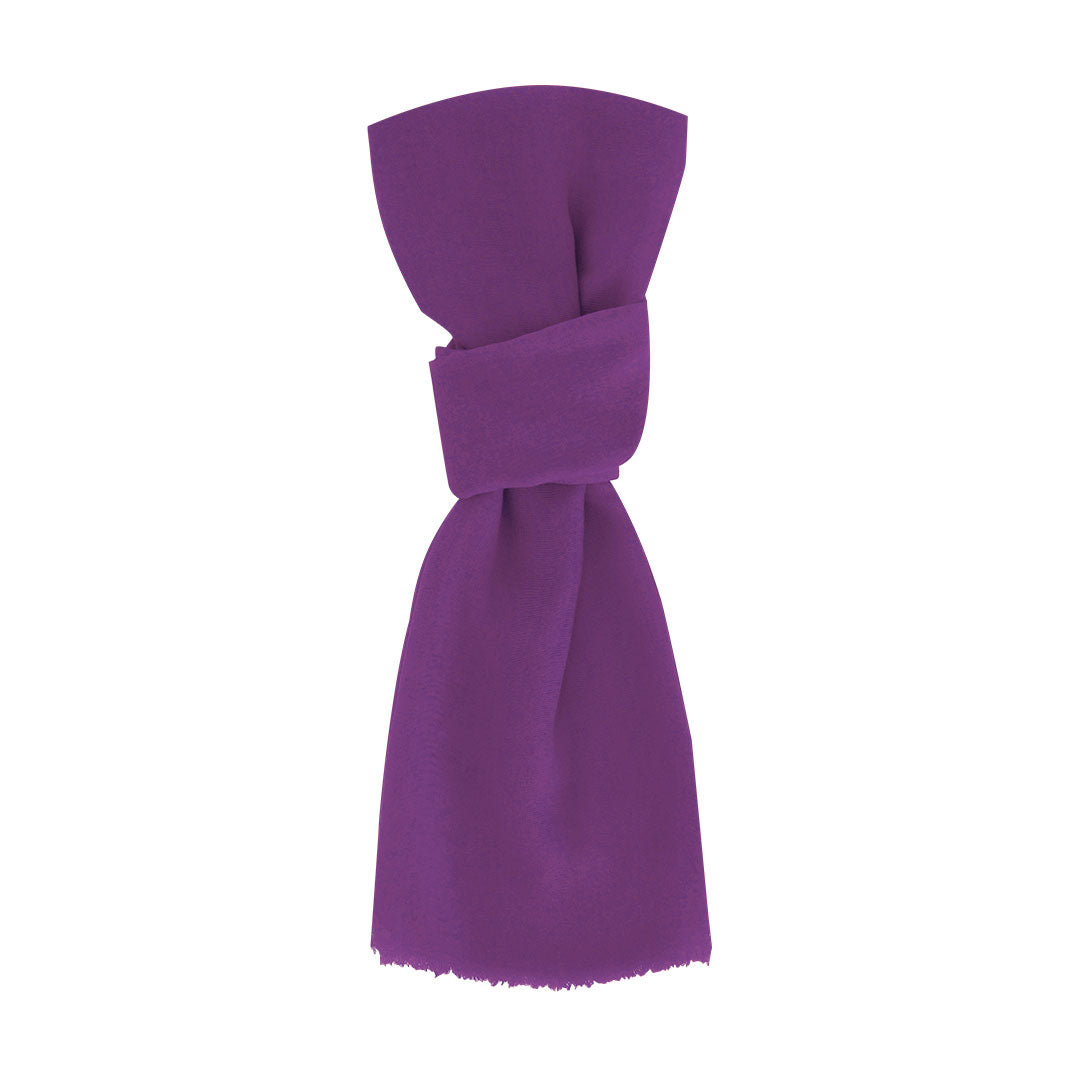 Sjaal Ribban blauw onbedrukt
