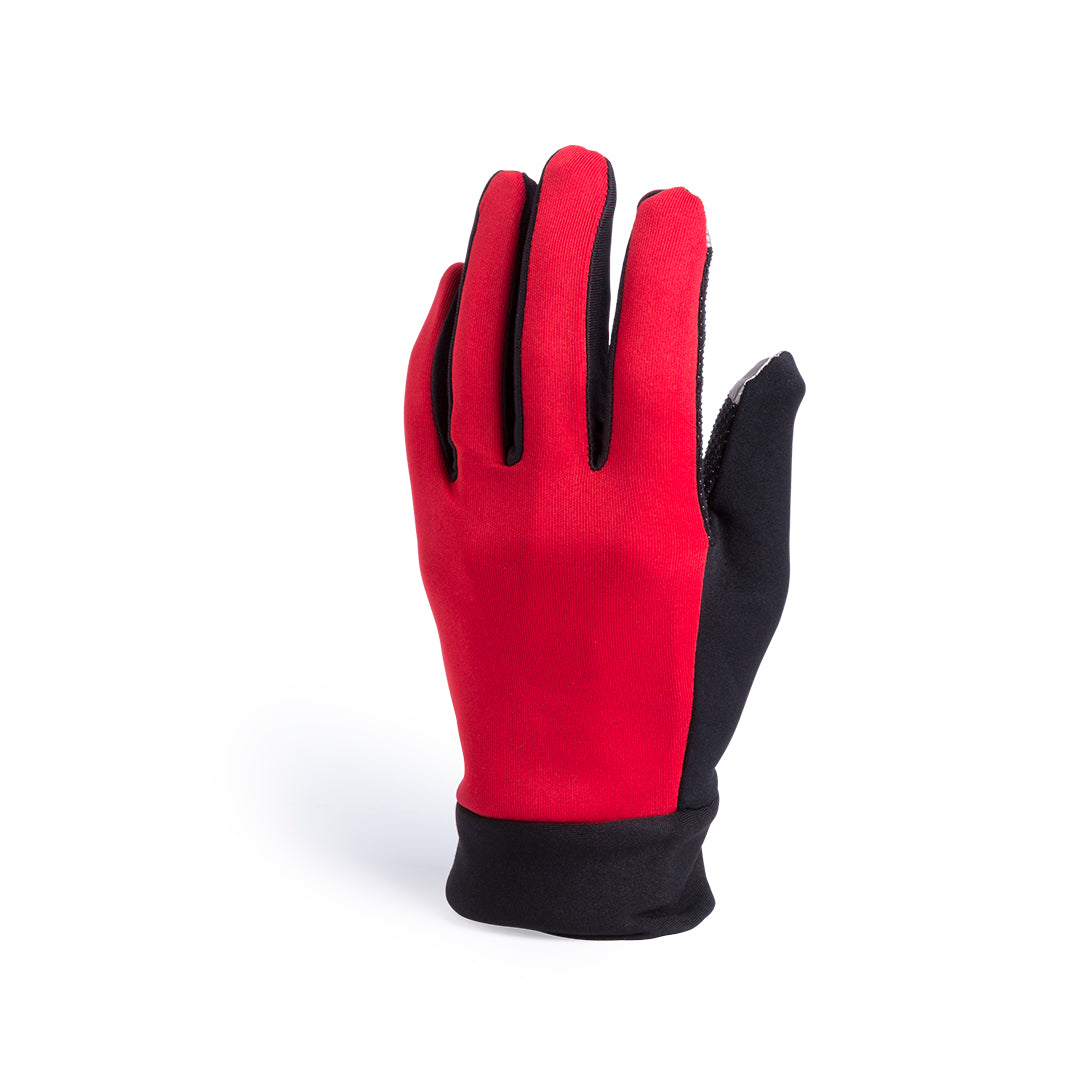 Handschoenen Vanzox rood onbedrukt