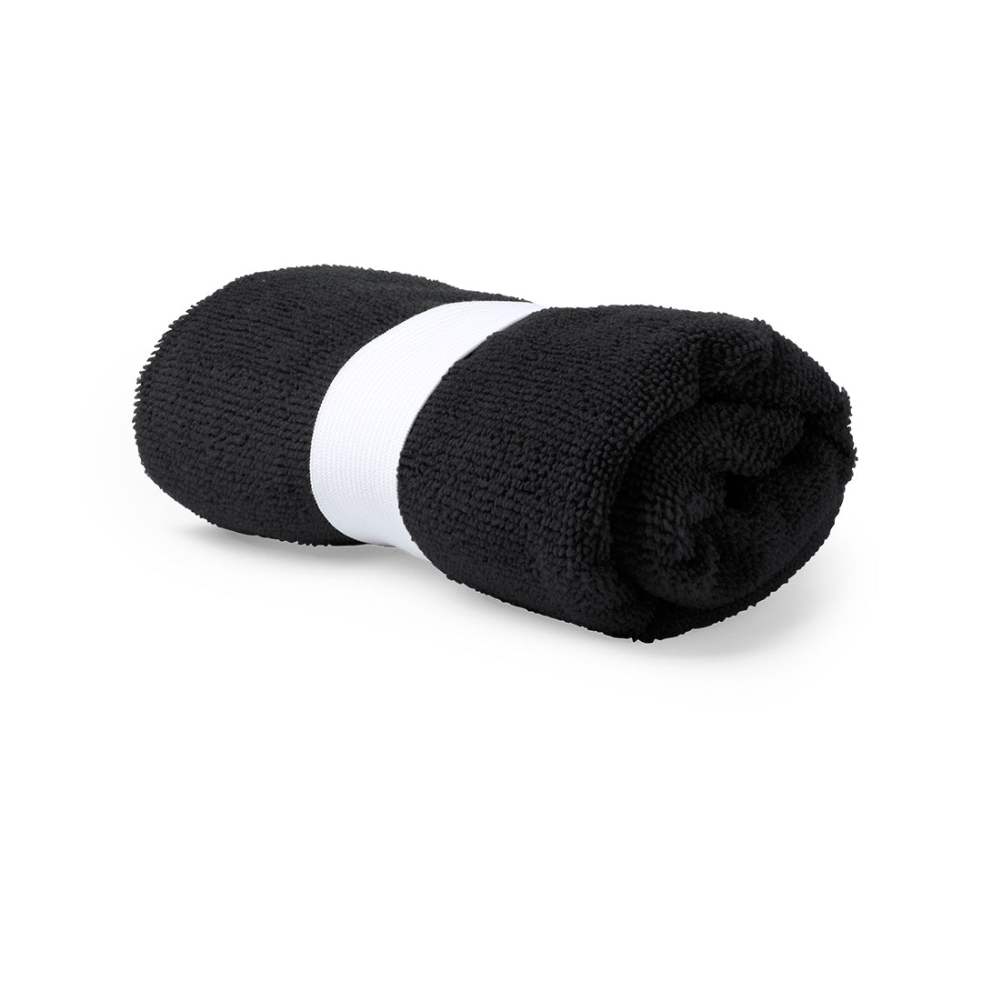 Absorberende handdoek Kefan donkerblauw 1 kleur