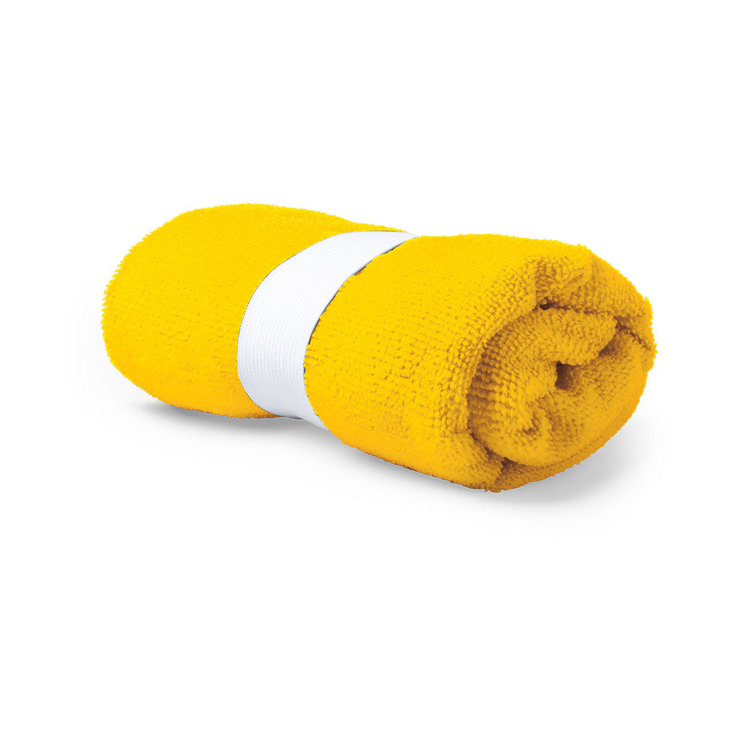 Absorberende handdoek Kefan blauw onbedrukt