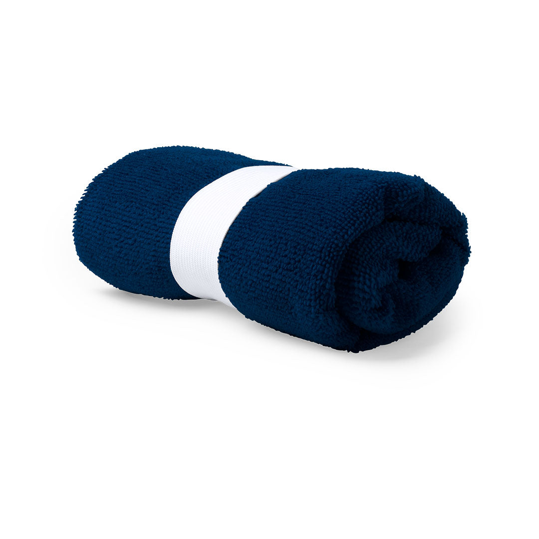 Absorberende handdoek Kefan blauw 1 kleur