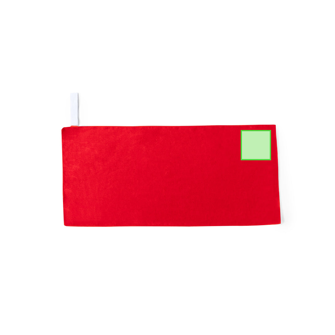 Absorberende handdoek Kefan groen onbedrukt