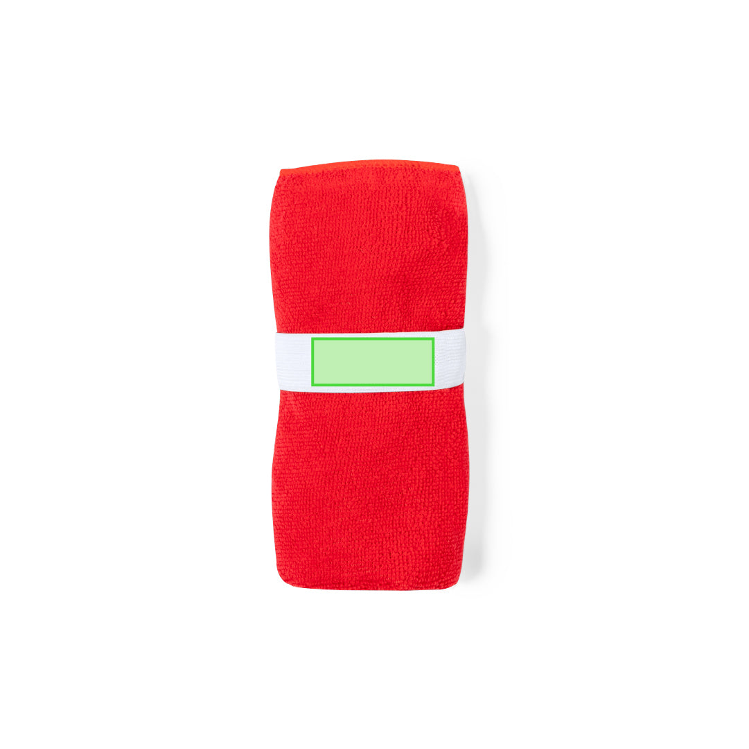Absorberende handdoek Kefan groen 1 kleur