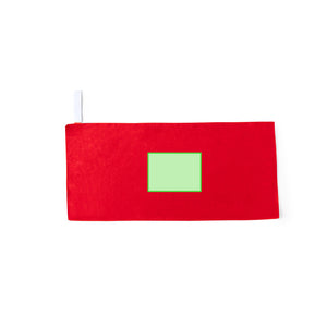 Absorberende handdoek Kefan rood onbedrukt