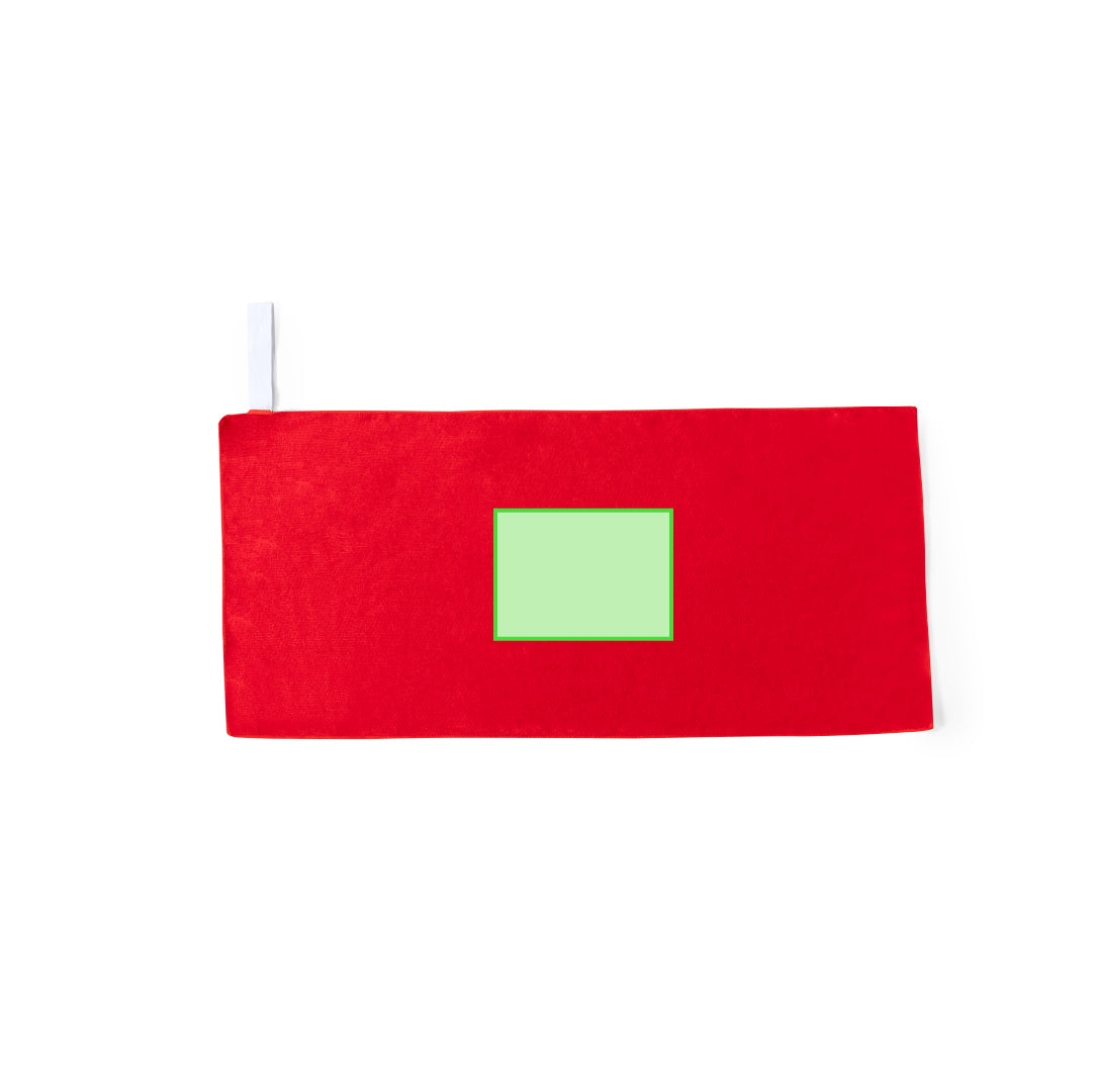 Absorberende handdoek Kefan rood onbedrukt