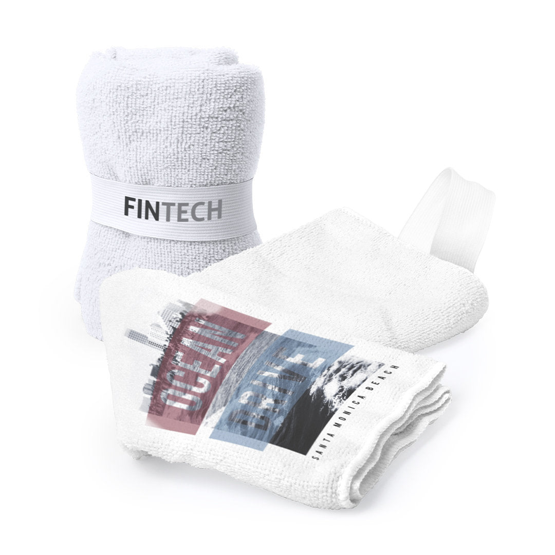 Absorberende handdoek Kefan rood 1 kleur