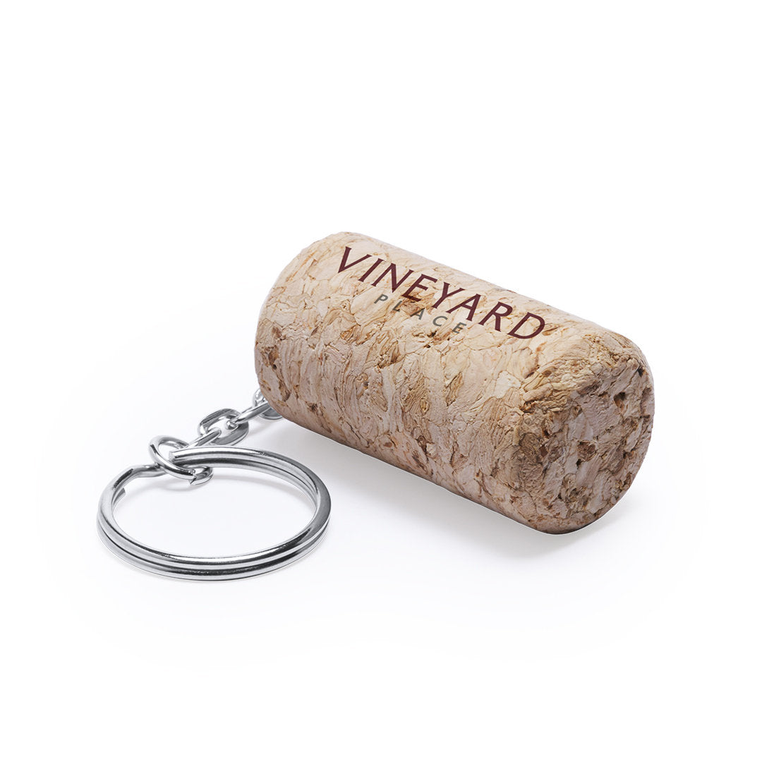 Sleutelhanger Telsox beige Graveren