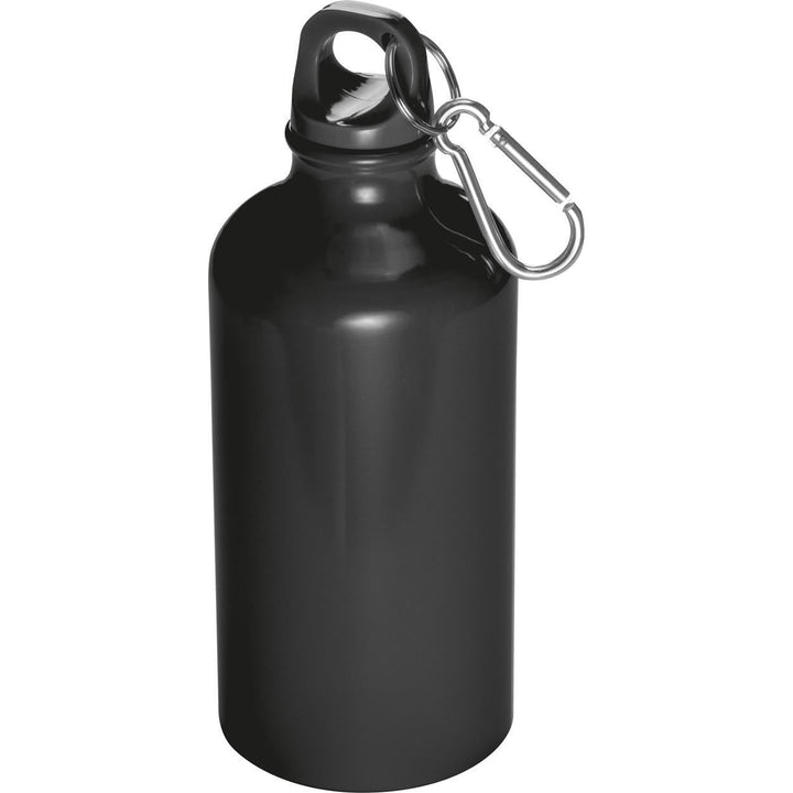 Metalen drinkfles met karabijnhaak sample