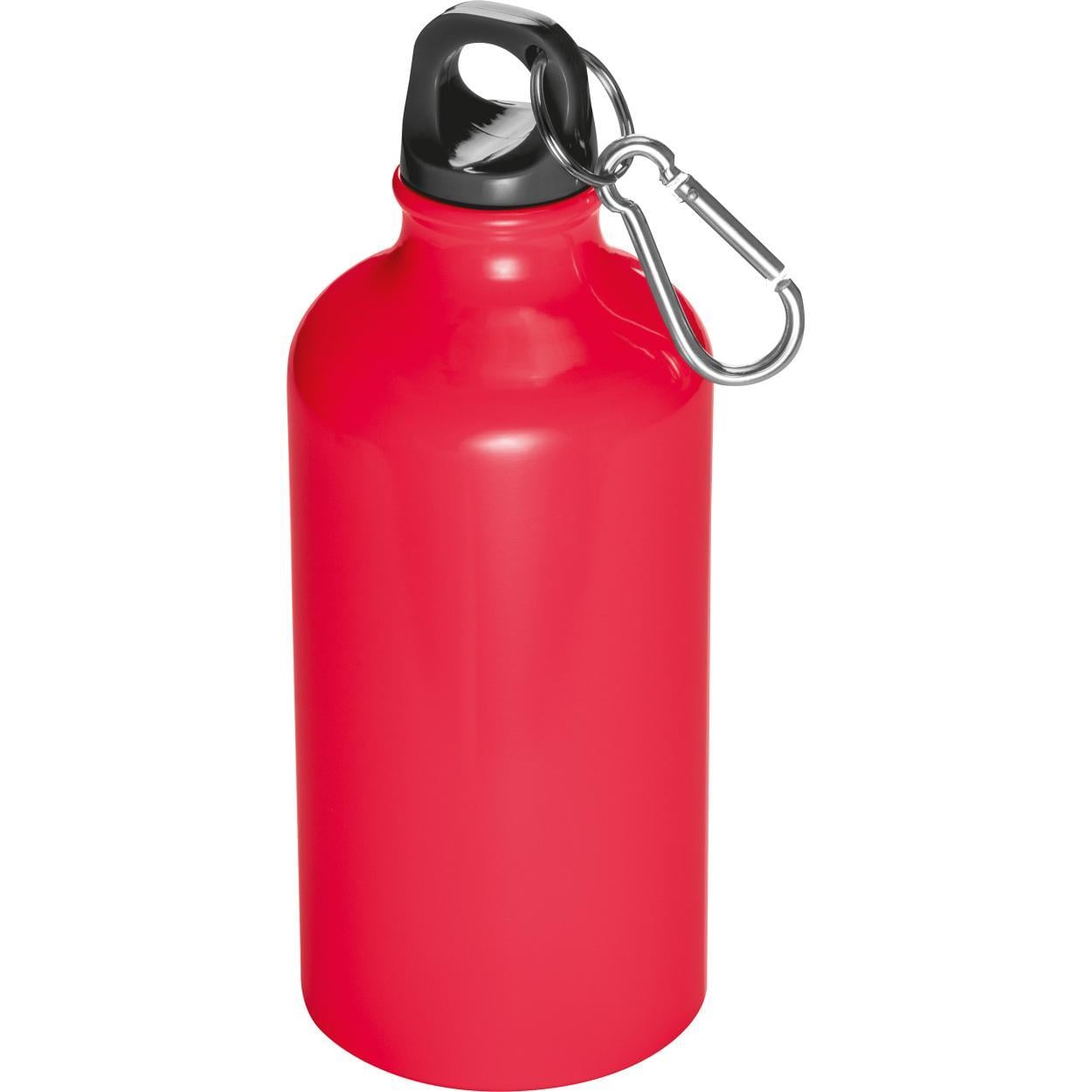 Metalen drinkfles met karabijnhaak sample