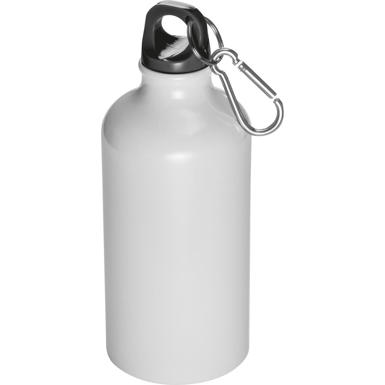 Metalen drinkfles met karabijnhaak sample