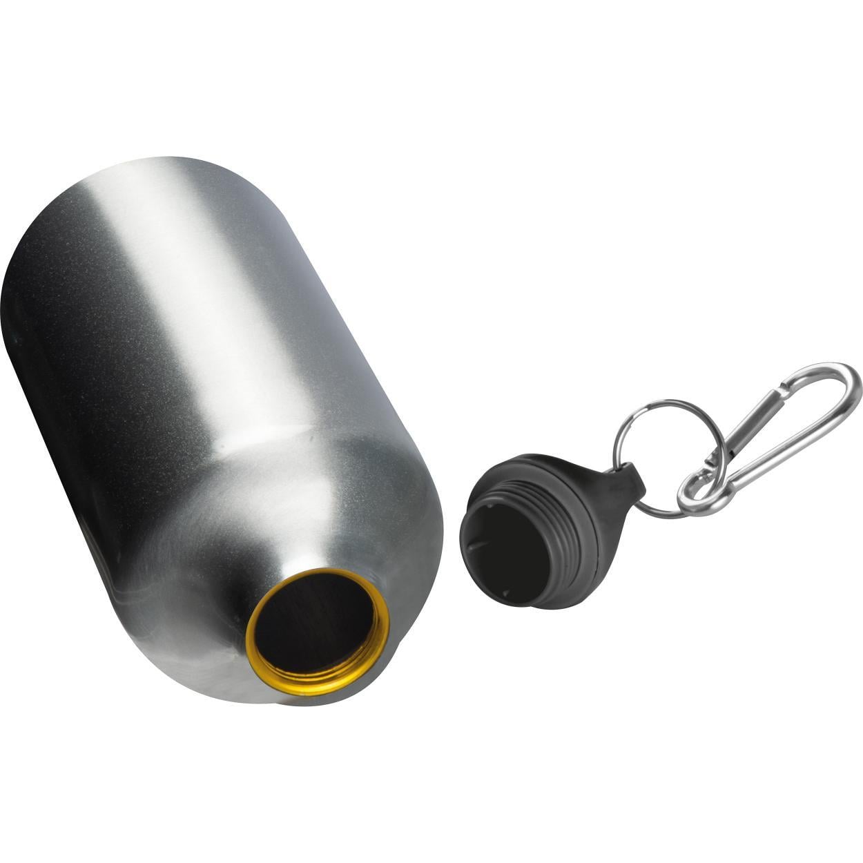 Metalen drinkfles met karabijnhaak sample