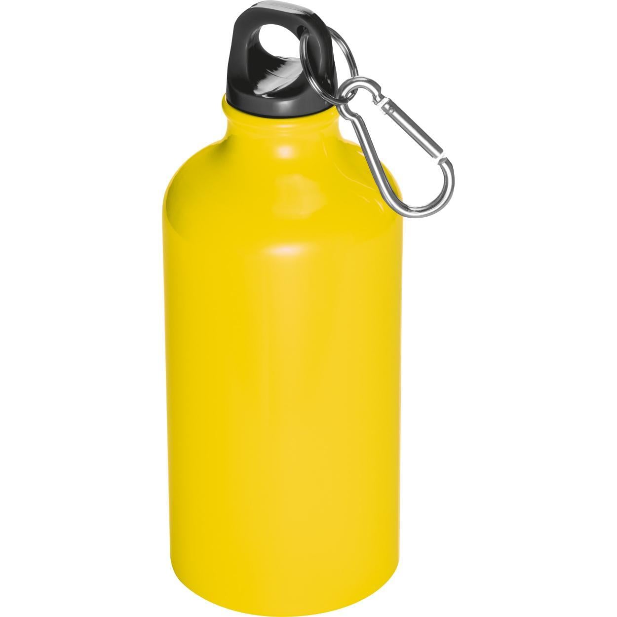 Metalen drinkfles met karabijnhaak sample