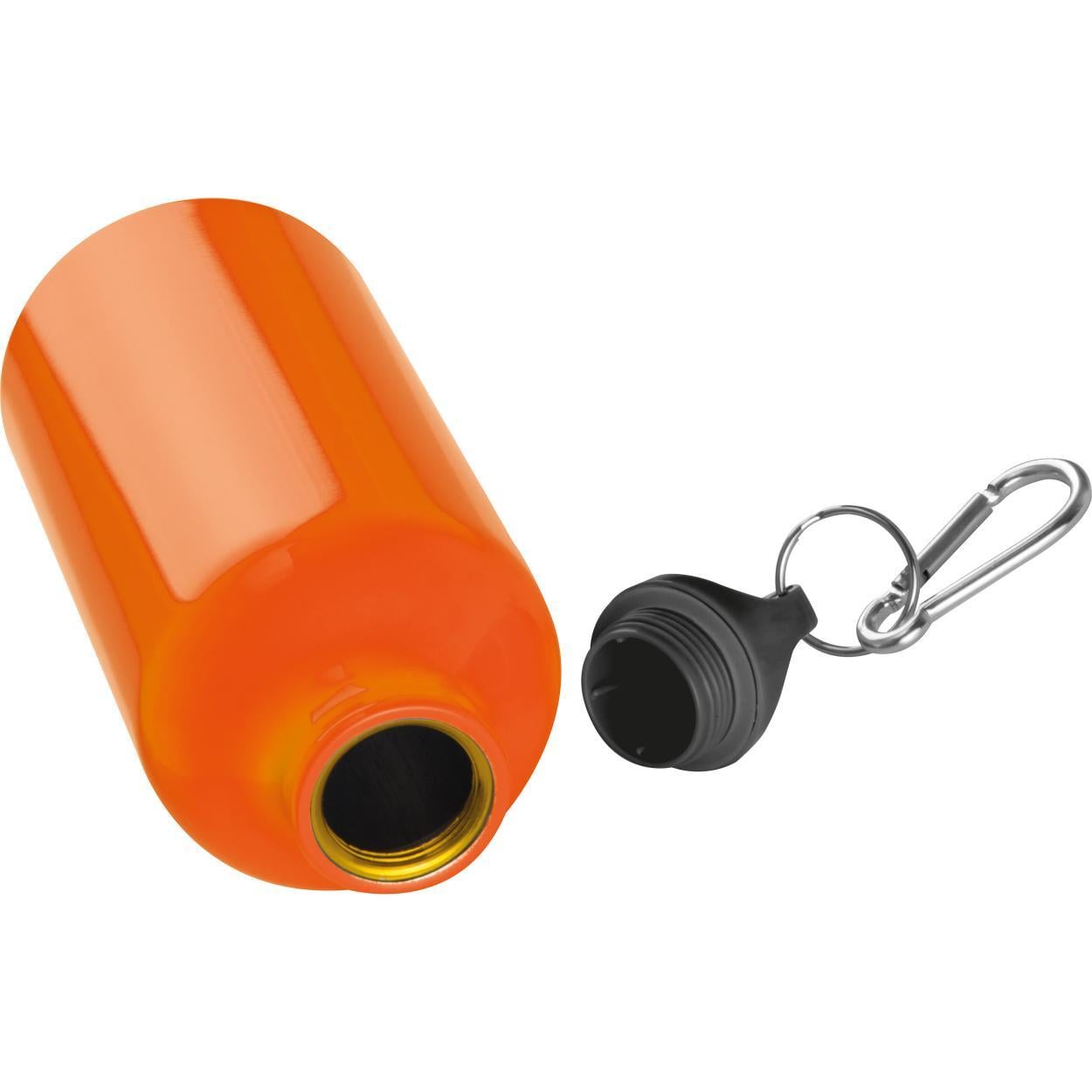 Metalen drinkfles met karabijnhaak sample