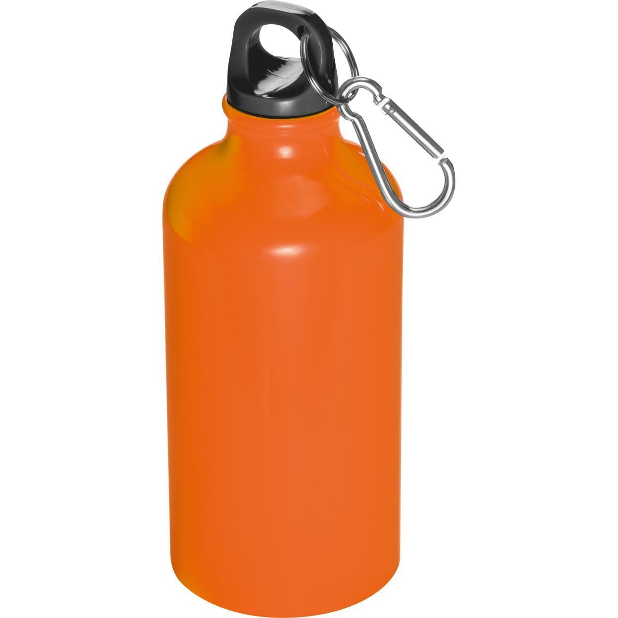 Metalen drinkfles met karabijnhaak sample
