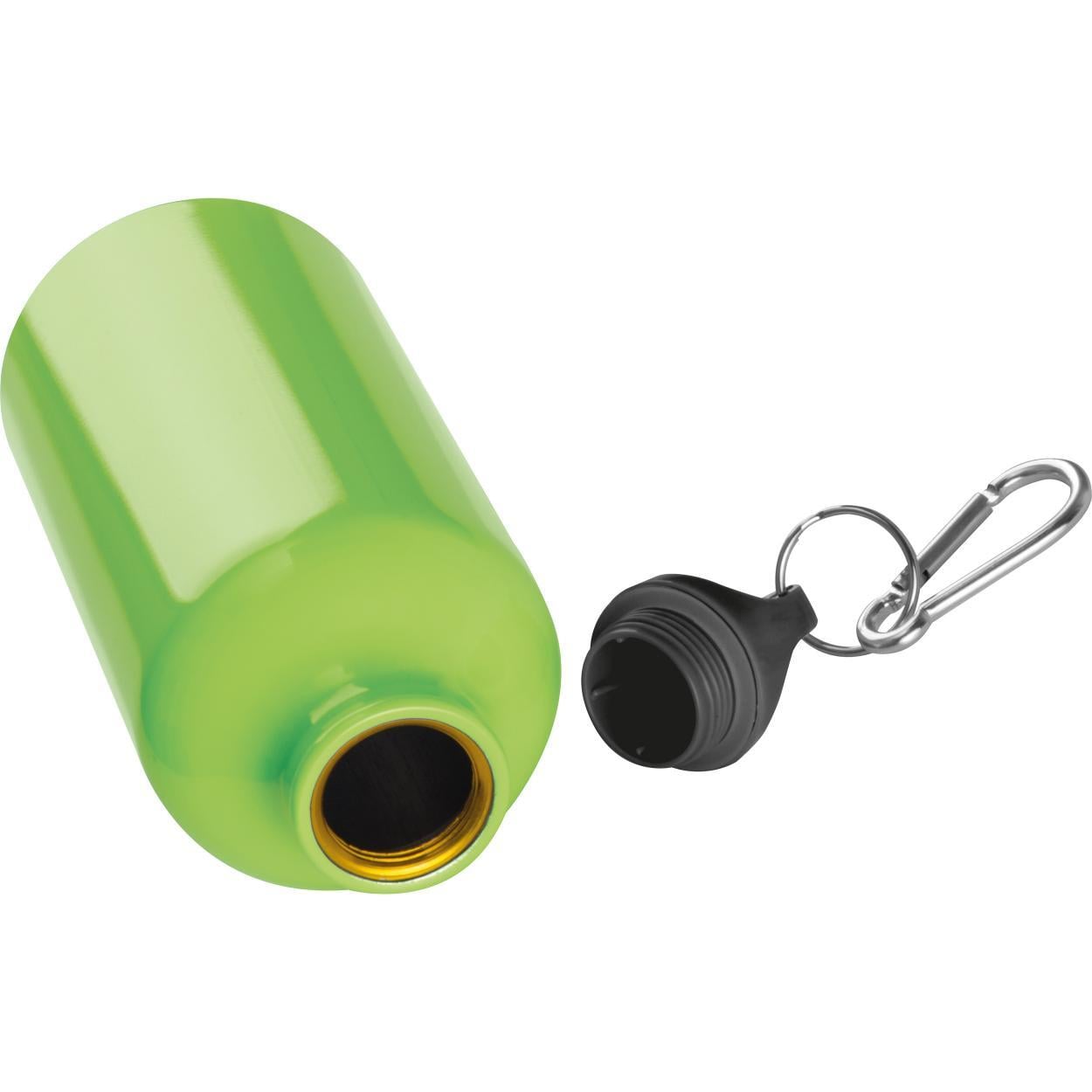 Metalen drinkfles met karabijnhaak sample