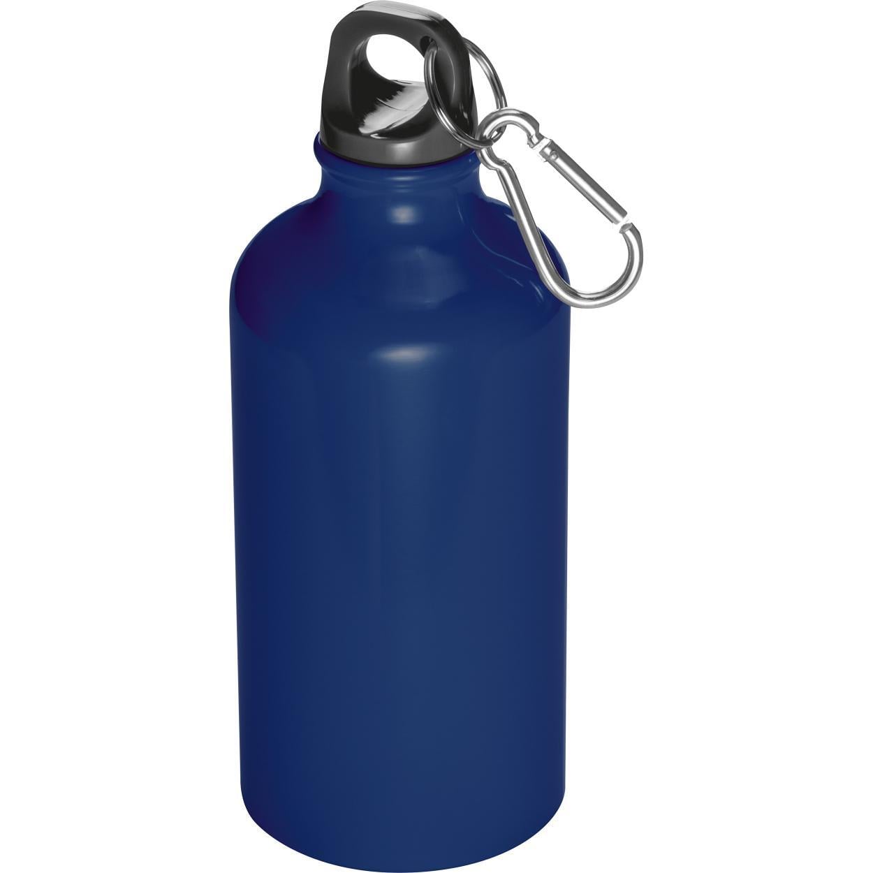 Metalen drinkfles met karabijnhaak sample